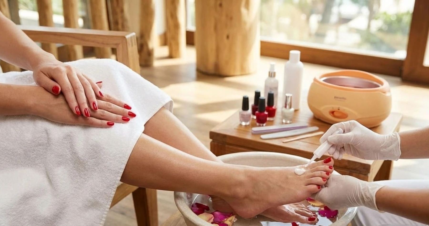 Manicure and Pedicure service in Dubai